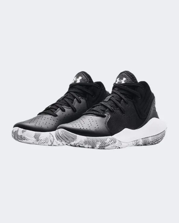 Under Armour Jet 21 Gs-Boys Basketball Shoes Black/White