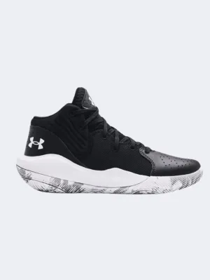 Under Armour Jet 21 Gs-Boys Basketball Shoes Black/White