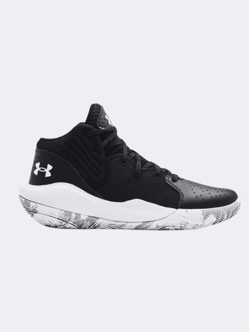 Under Armour Jet 21 Gs-Boys Basketball Shoes Black/White