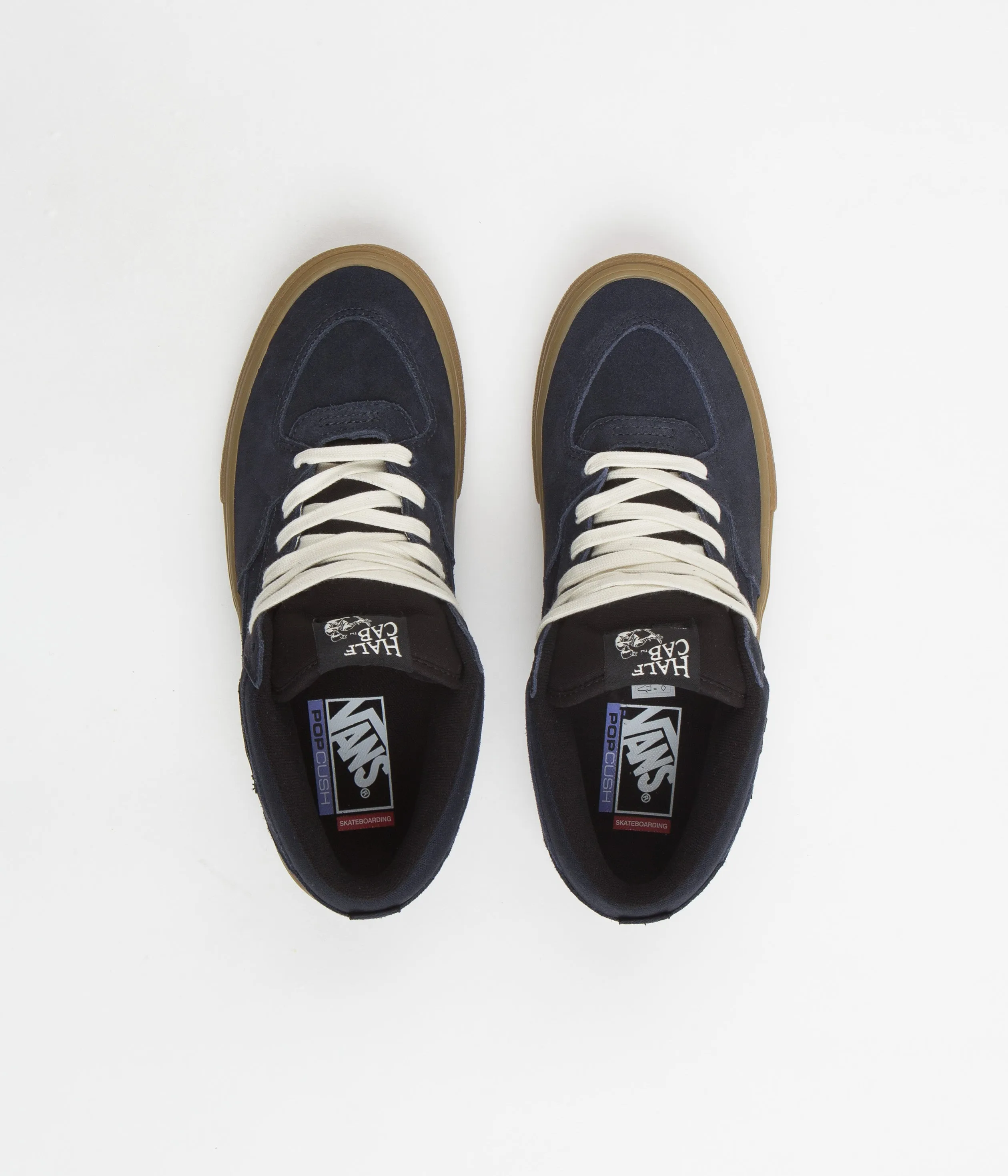 Vans Skate Half Cab Shoes - Navy / Gum