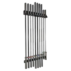 VERVE Vertical Wall Barbell Holder - 10 Bars