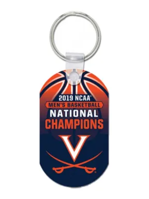 Virginia Cavaliers 2019 NCAA Basketball National Champions Aluminum Key Ring