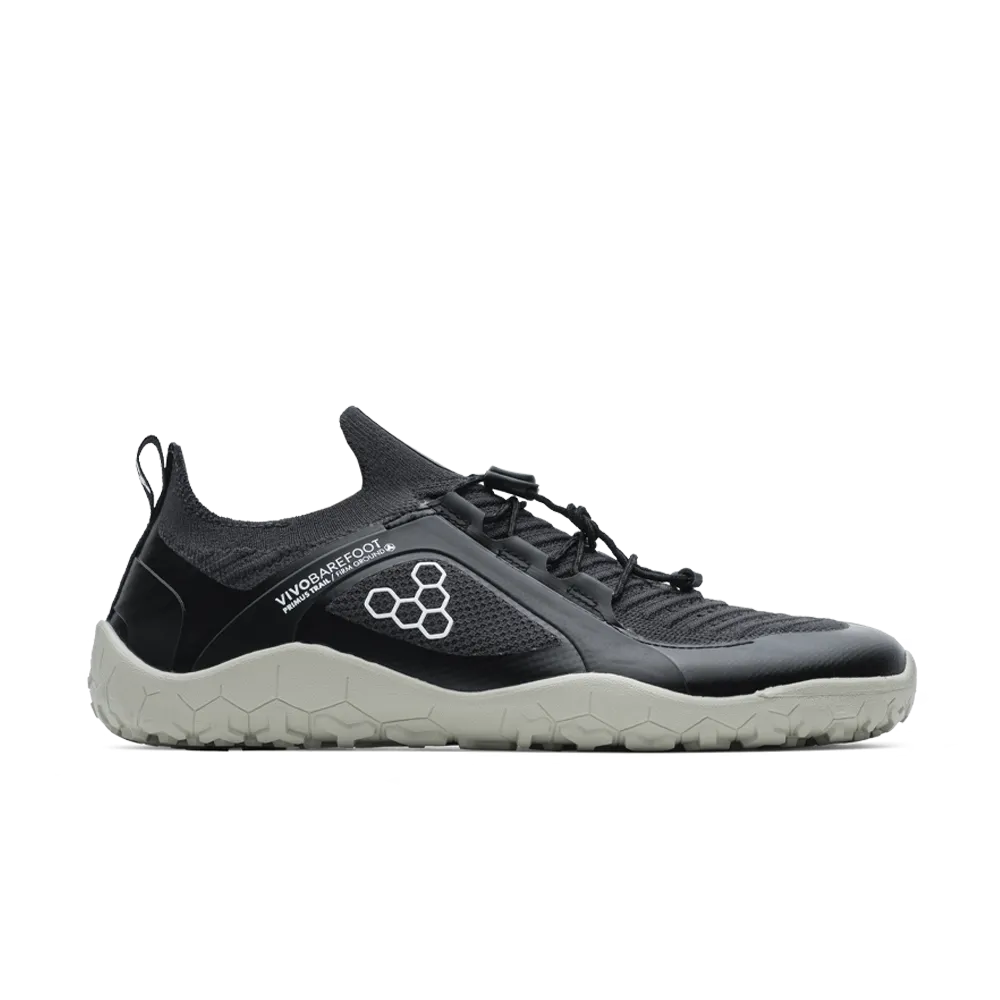 Vivobarefoot Primus Trail Knit FG Womens Obsidian/Pelican (Obsidian/Sandstone)