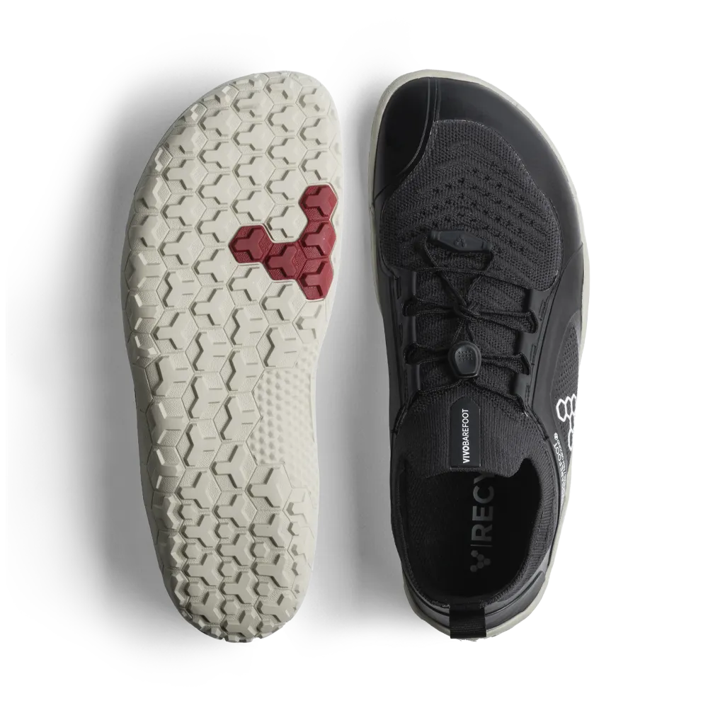 Vivobarefoot Primus Trail Knit FG Womens Obsidian/Pelican (Obsidian/Sandstone)