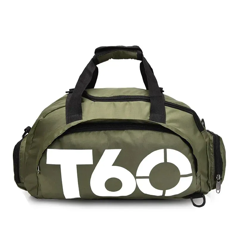 Waterproof Large Gym Bag Usable as Backpack