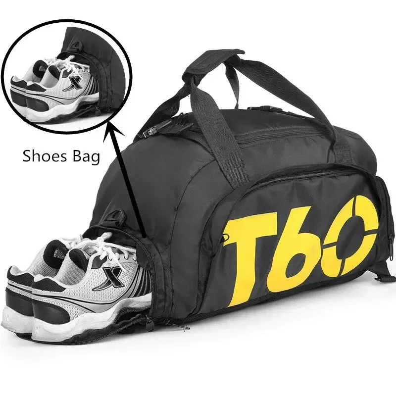 Waterproof Large Gym Bag Usable as Backpack
