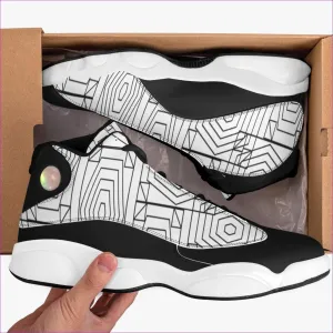Web Air High-Top Leather Basketball Sneakers
