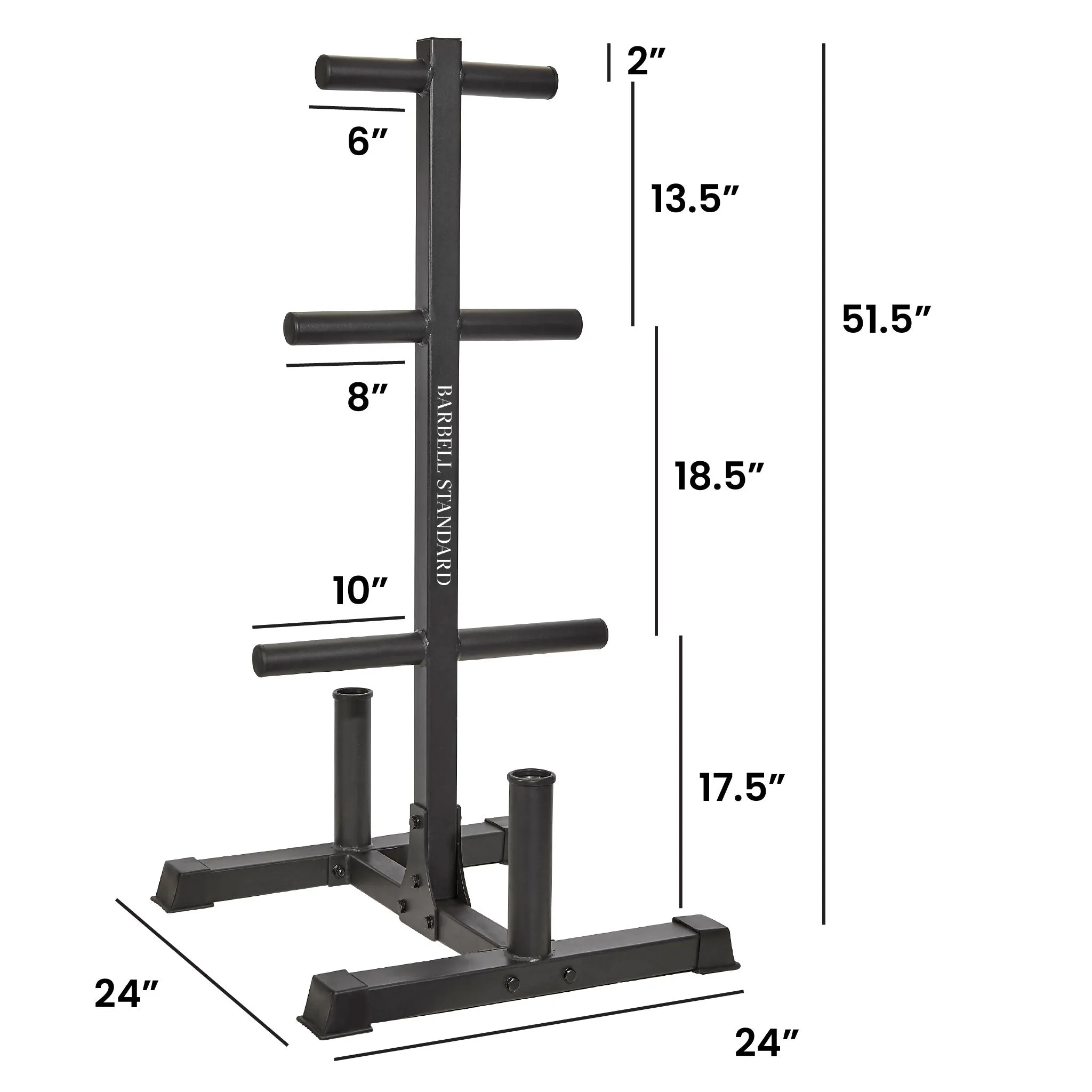 Weight Plate Tree and Bar Storage