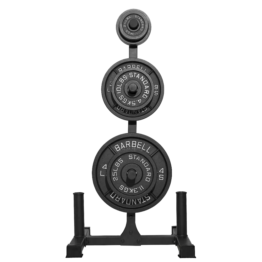 Weight Plate Tree and Bar Storage