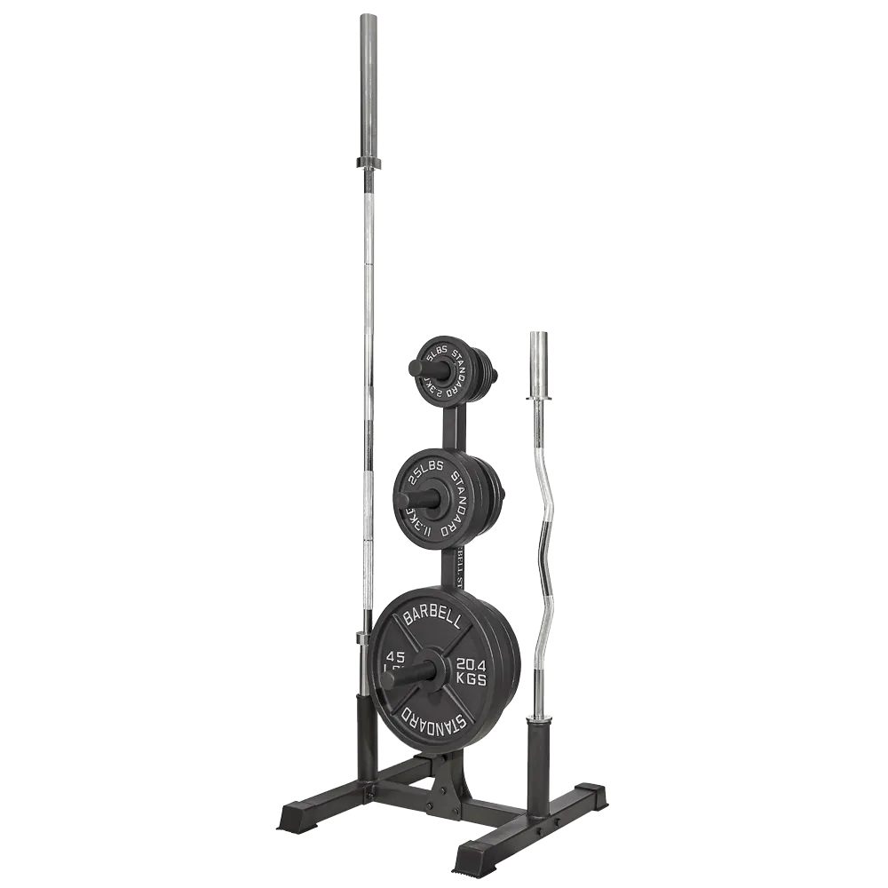 Weight Plate Tree and Bar Storage