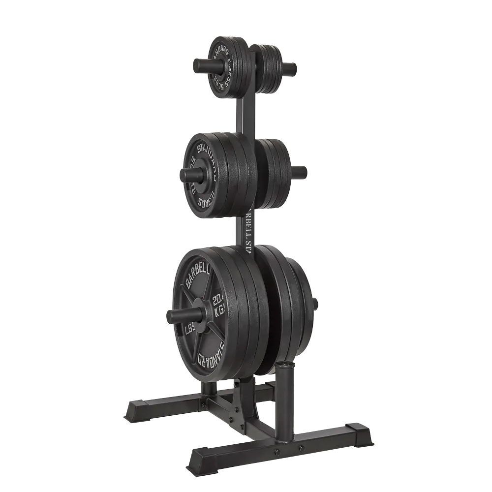 Weight Plate Tree and Bar Storage