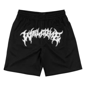 WELCOME BARB MESH SHORTS BLACK