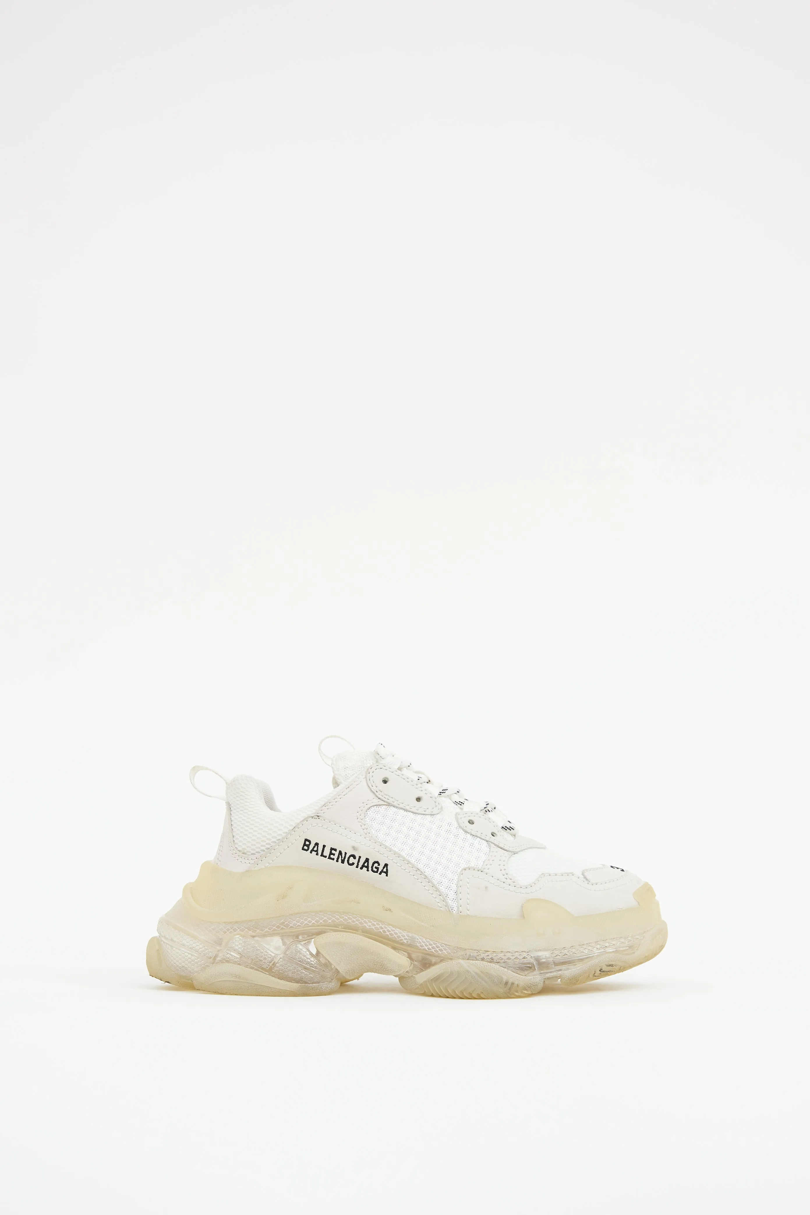 White Triple S  Sneaker