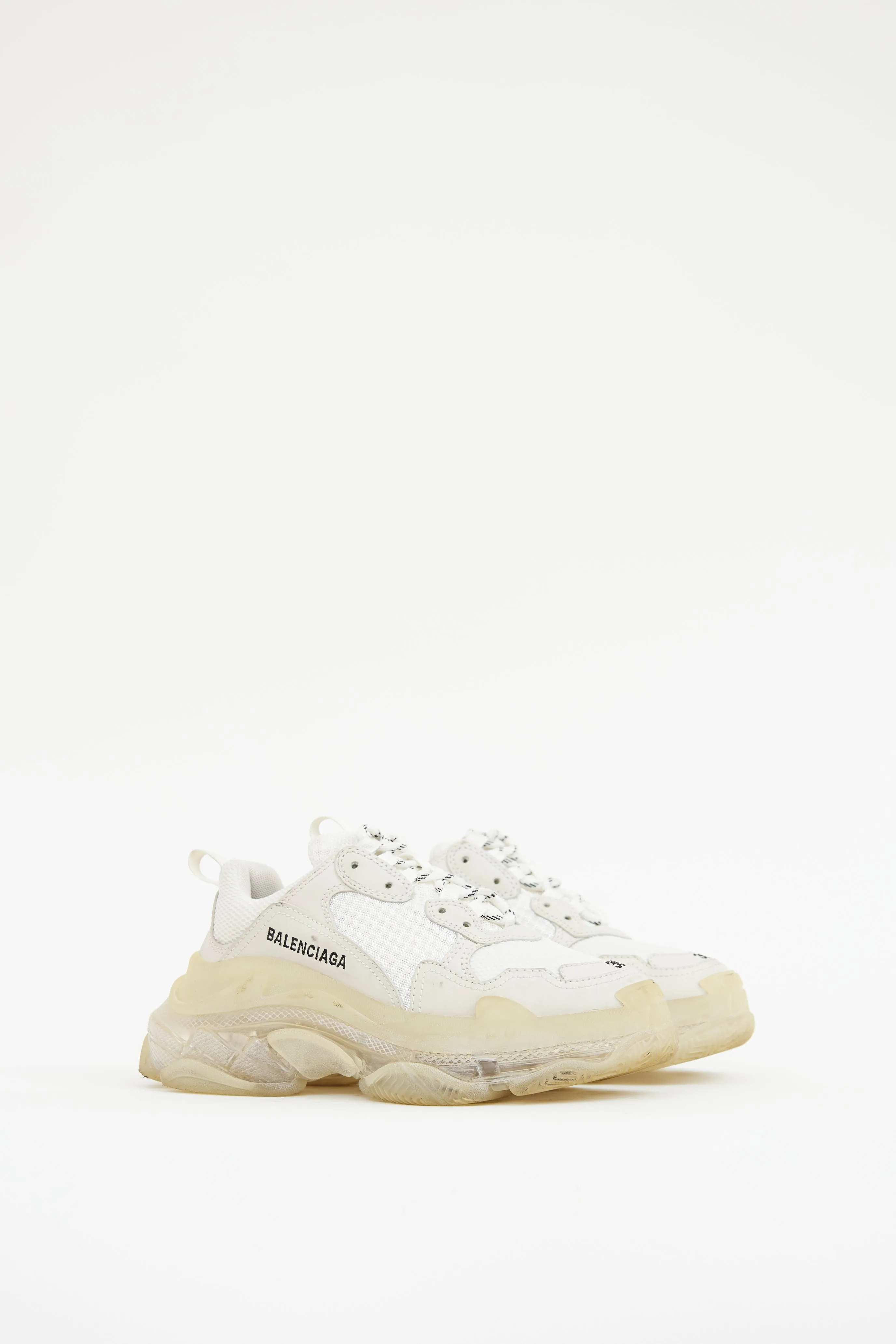 White Triple S  Sneaker