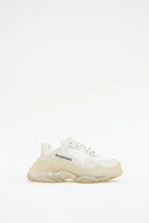 White Triple S  Sneaker