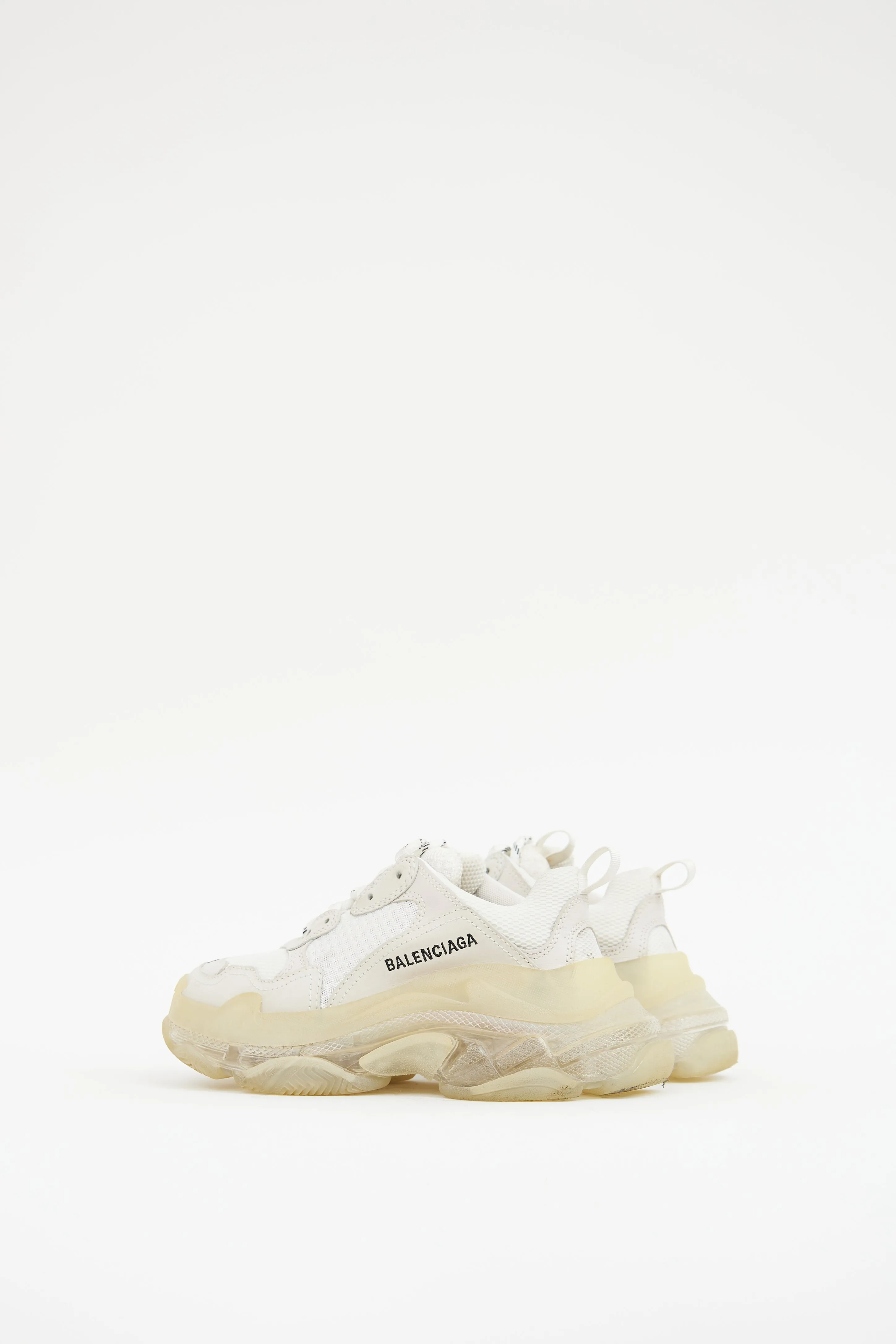 White Triple S  Sneaker