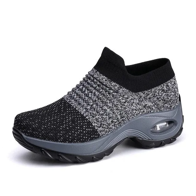woman slip on platform sneakers 2020