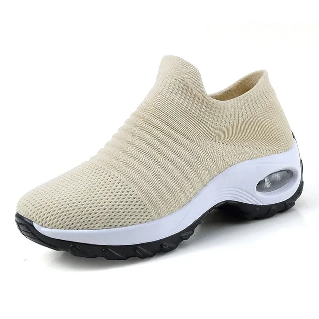 woman slip on platform sneakers 2020