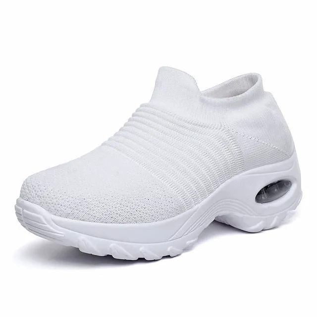 woman slip on platform sneakers 2020