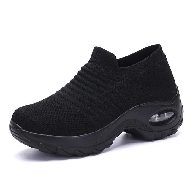 woman slip on platform sneakers 2020