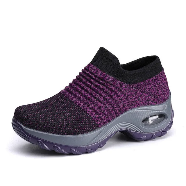 woman slip on platform sneakers 2020