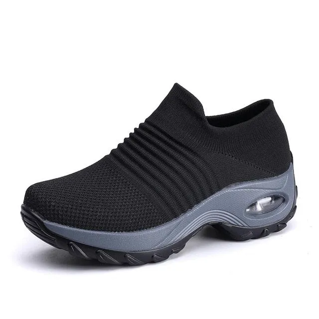 woman slip on platform sneakers 2020