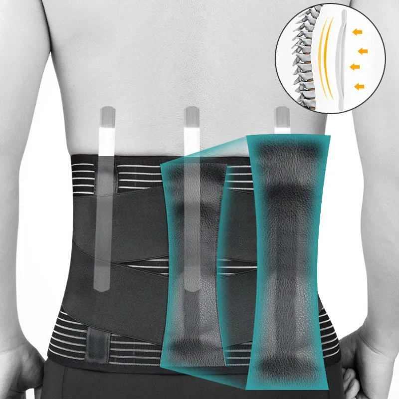 Women Men Breathable Waist Back Support Belt Massage Belt