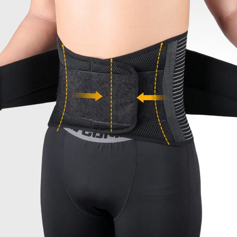 Women Men Breathable Waist Back Support Belt Massage Belt