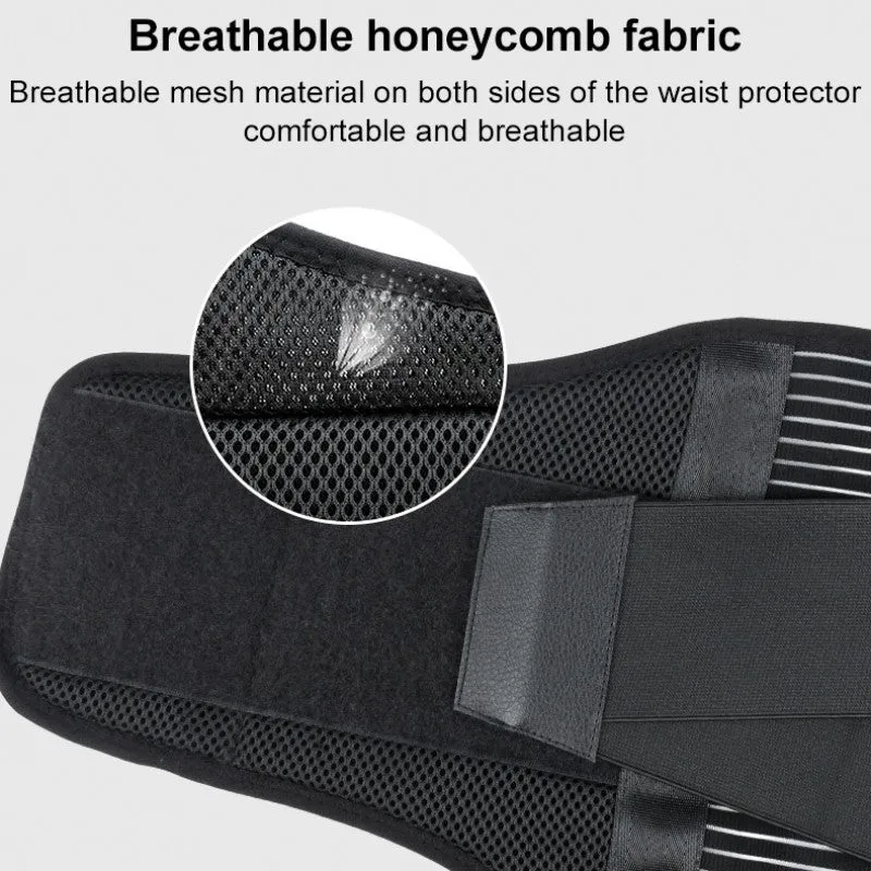 Women Men Breathable Waist Back Support Belt Massage Belt