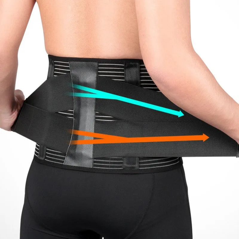 Women Men Breathable Waist Back Support Belt Massage Belt