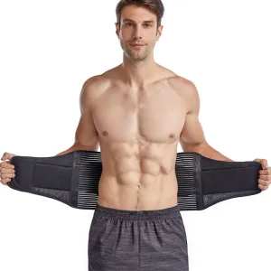 Women Men Breathable Waist Back Support Belt Massage Belt