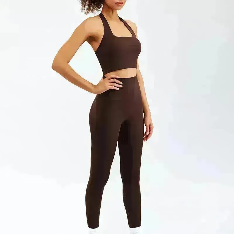 Women Yoga Zipper Long-sleeved Gym Exercise Fitness Suit