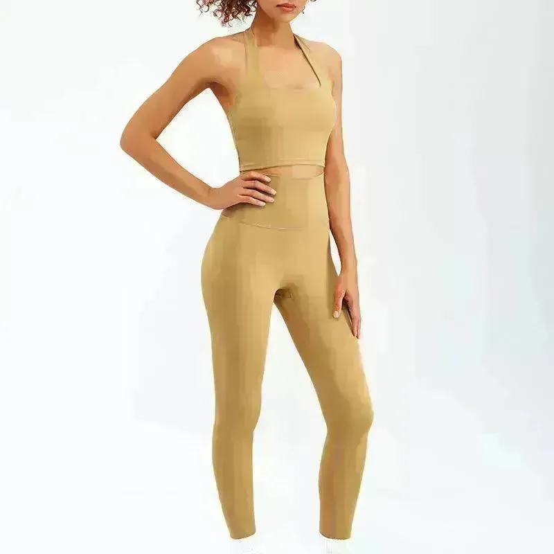 Women Yoga Zipper Long-sleeved Gym Exercise Fitness Suit
