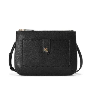 Women's Pebbled Leather Medium Jamey Crossbody Black