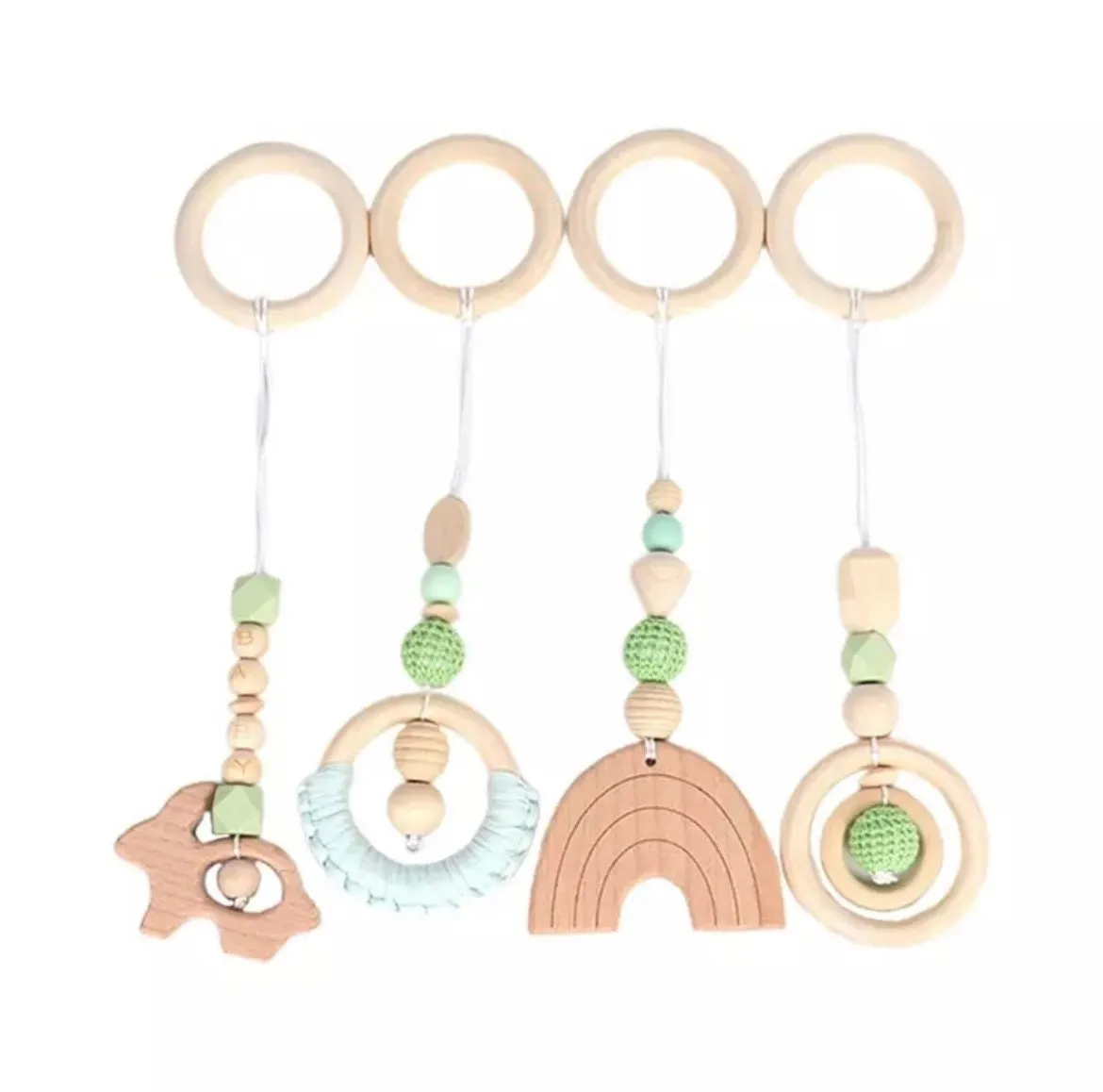 Wood Baby Montessori Gym & Toys
