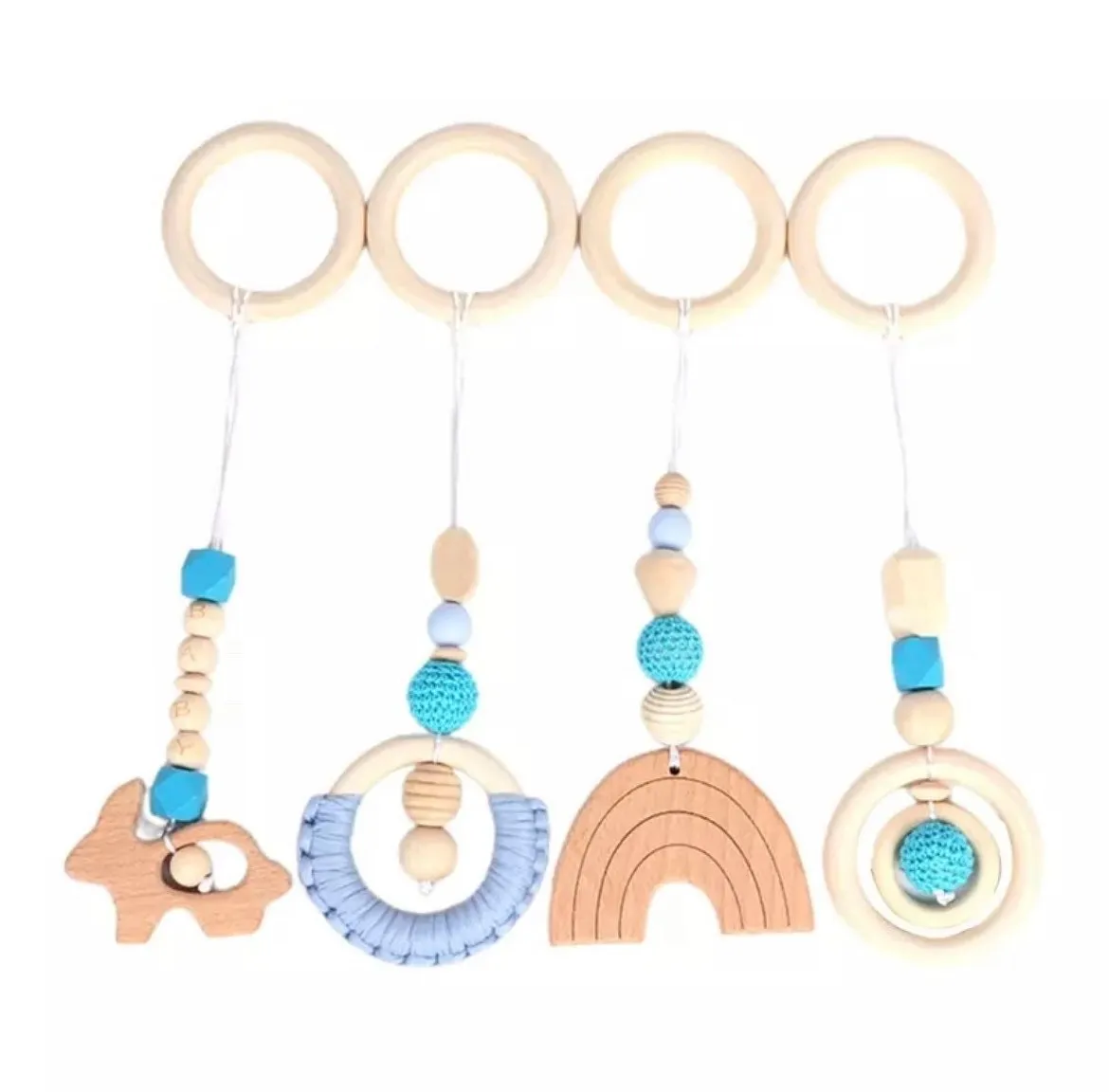 Wood Baby Montessori Gym & Toys