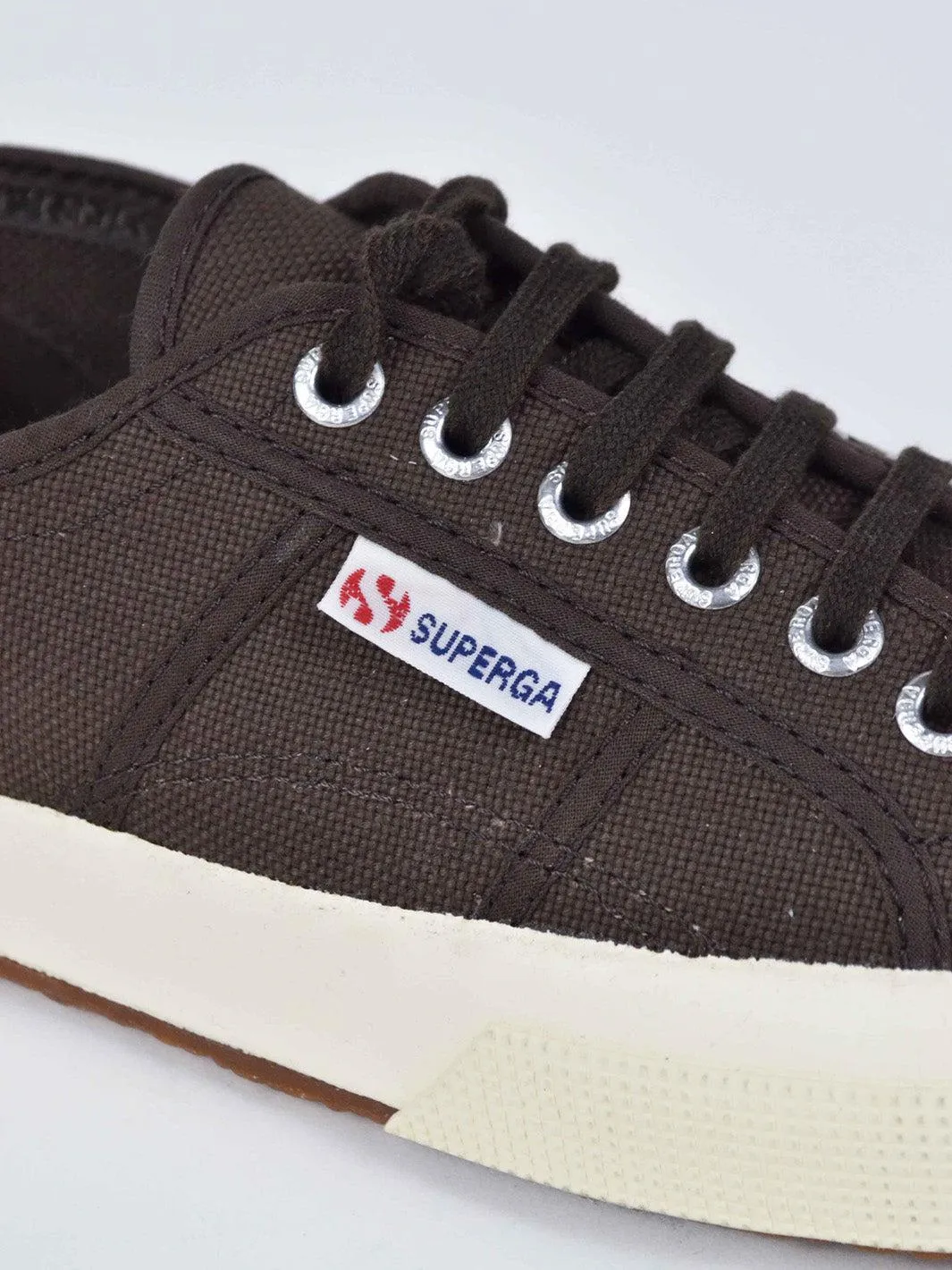 Y2K Superga sneaker in brown canvas