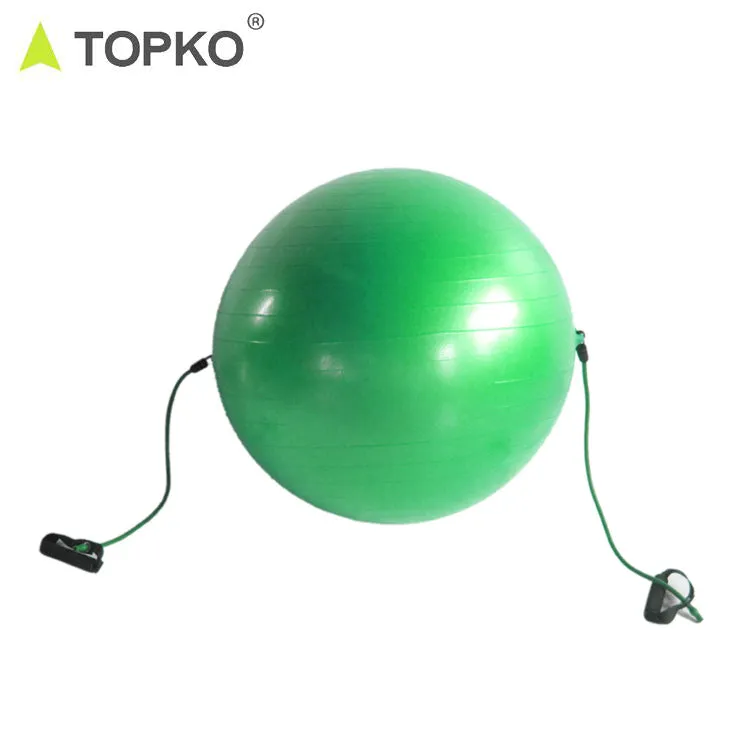 Yoga Ball with Resistance Bands