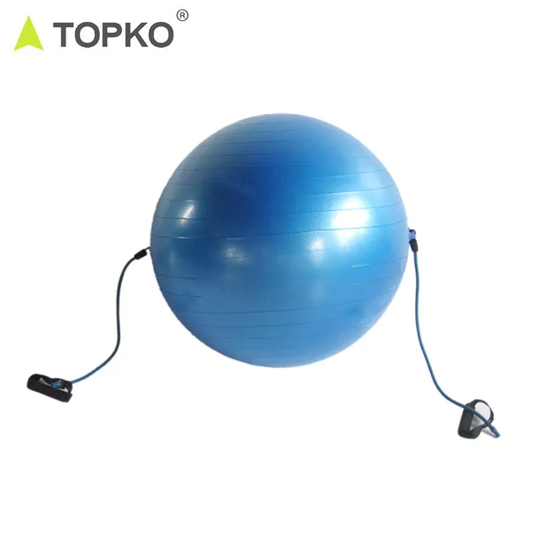 Yoga Ball with Resistance Bands